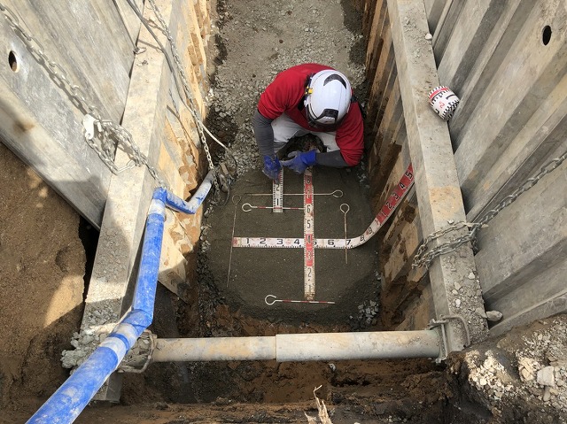 管工事　施工現場　建設　土木　エクステリア　株式会社武井組